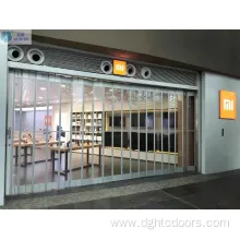 Transparent Crystal Folding Doors